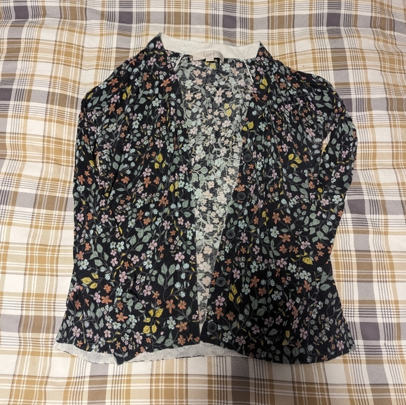 🩷 2 for $10 Loft cardigan size SP - Picture 1 of 6